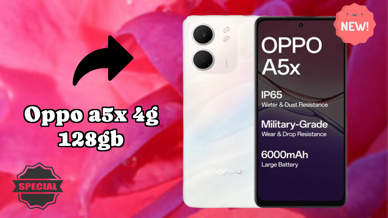 OPPO A5X 4G 128GB Battery Life: 6000 MAh Charging Speed