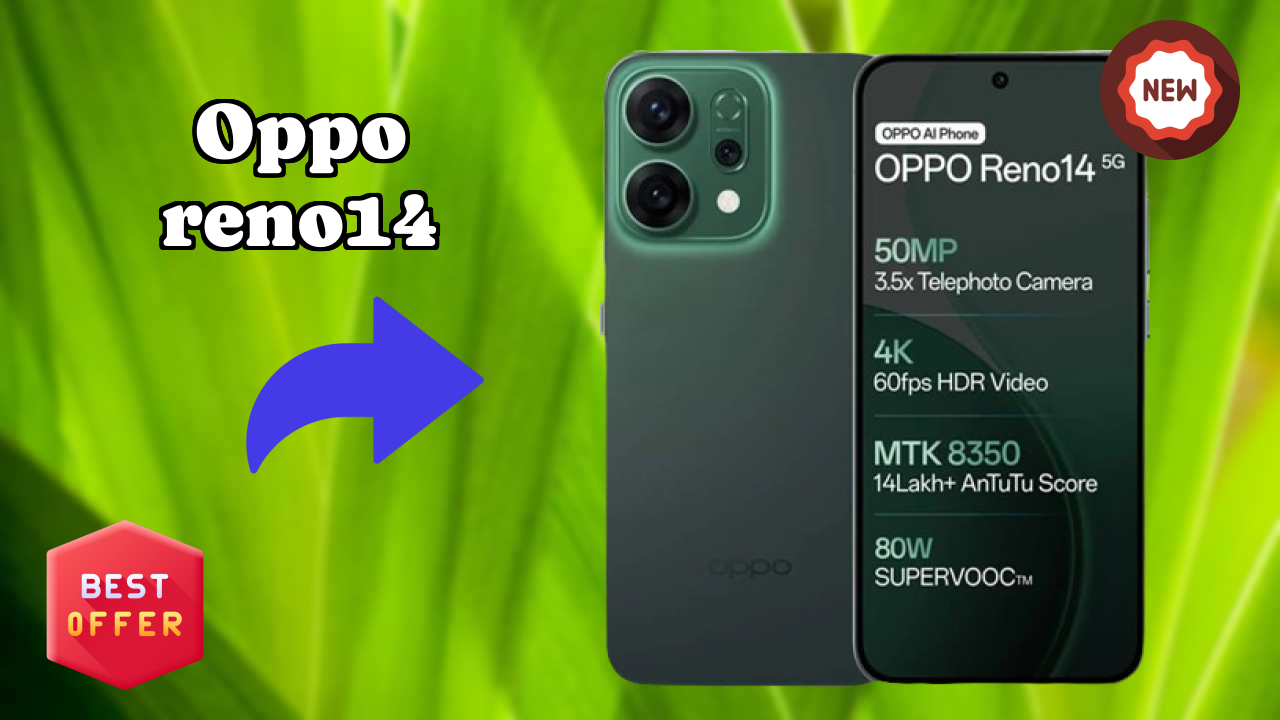 OPPO Reno14 Display Analysis: 6.59 Inches (16.74 Cm) Screen